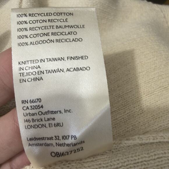 Free People We The Free Desert Knit Blazer Oversized Women Beige Size M - Picture 15 of 16